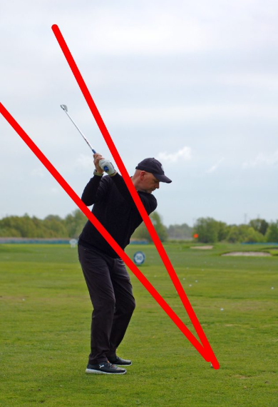 Ideal driver back swing image